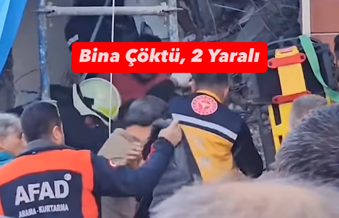 Eskişehir’de Kentsel Dönüşüm Yapılan Bina Çöktü: 2 İşçi Yaralı